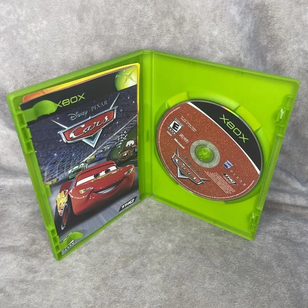 Disney Pixar Cars (Microsoft Xbox, 2006) Complete with Manual Tested